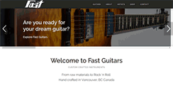 Desktop Screenshot of fastguitars.com
